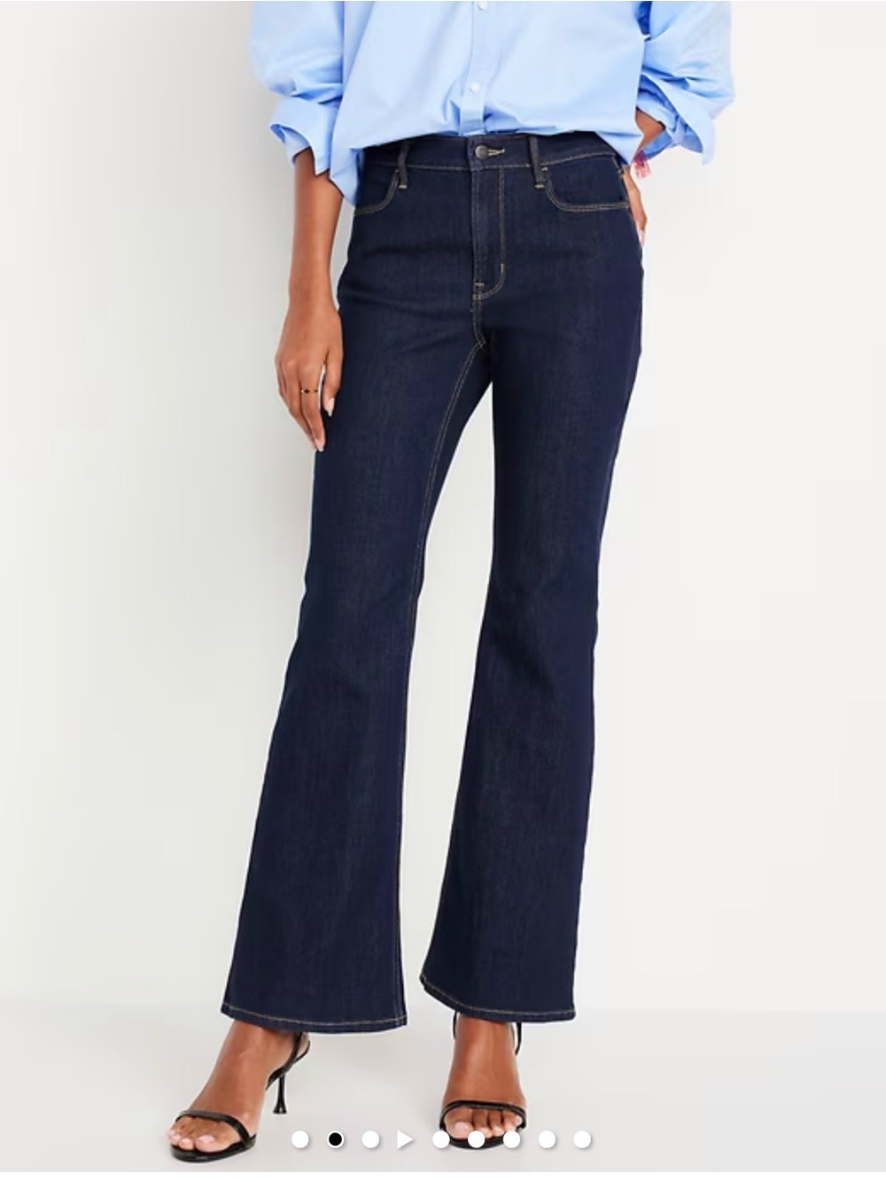 Old Navy Dark Indigo Flare Jeans - Women